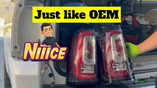 Easy Tail Light Replacement on 2015 GMC YUKON with LED light Failure [upl. by Anaeed841]