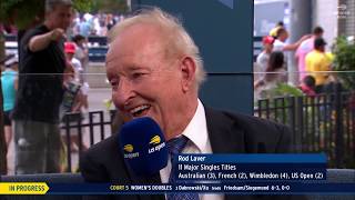 Rod Laver  US Open Now Interview [upl. by Bradleigh525]