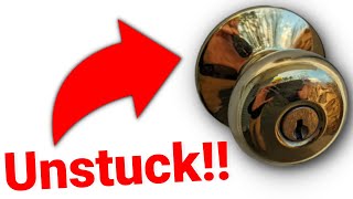 ► Easily Fix Your Sticky Doorknob [upl. by Amarillas]