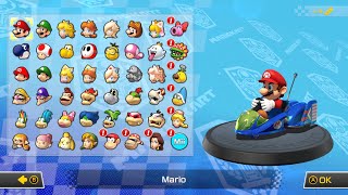 Mario Kart 8 Deluxe All Characters All DLCs [upl. by Sandye18]