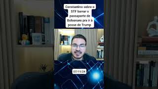 Constantino fala sobre o passaporte do Bolsonaro shorts [upl. by Yauq]