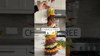 Charcuterie Tree🎄🧀charcuterie christmas cheese dinnerparty shorts christmasparty holidays [upl. by Bittencourt]