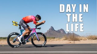 DAY IN THE LIFE  Swim Bike Run Food and Family [upl. by Neona415]