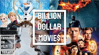 Tier List Billion Dollar Movies [upl. by Anwadal363]