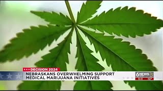 Election 2024 Nebraskans show overwhelming support for medical marijuana initiatives [upl. by Dihaz941]