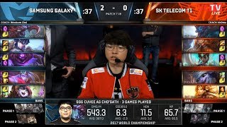 04112017 SKT vs SSG Chung KếtCKTG2017Ván 3 Faker đã khóc [upl. by Masera]