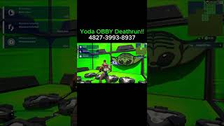 Fortnite Yoda OBBY deathrun parkour easy 50Rated E for everyone yoda fortnite fortnitecreative [upl. by Soulier]