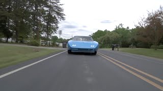 Richard Pettys 200mph Plymouth Superbird On The Road [upl. by Shugart181]