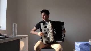 Under the sky of Paris Sous le ciel de Paris  Accordion Solo [upl. by Westberg]