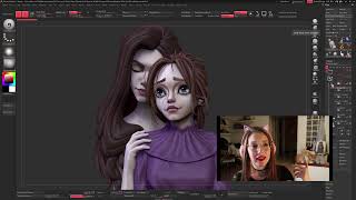 3D Character Art  Anissa Genzho Anna Beganska – ZBrush 2024 [upl. by Jain]