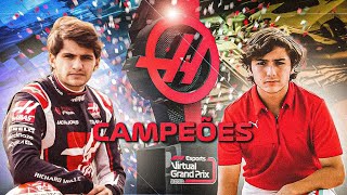 FOMOS CAMPEÕES F1 VIRTUAL GP DE INTERLAGOS COM PIETRO E ENZO FITTIPALDI [upl. by Stefa735]