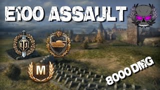 WOT Siegfried line assault the E100 way [upl. by Airehs]