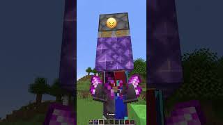 Improving Armor vs Powering Emoji Reaction shorts minecraft meme [upl. by Htebizile]