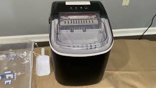 Countertop Ice Maker Review  Ice Maker Machine 6 Mins 9 Bullet Ice [upl. by Gilead158]