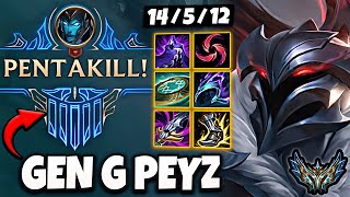 Kalista vs Lucian ADC  Gen G Peyz  Patch 149 Korea Challenger ✅ [upl. by Arinaj]