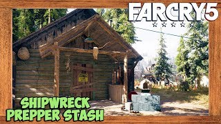 Far Cry 5 Shipwreck Prepper Stash Location [upl. by Sass]