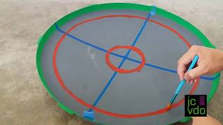 how to Beyblade easy make arena stadium [upl. by Gracia]