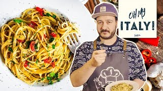 Spaghetti aglio olio e peperoncino – die schnelle amp scharfe Pasta für zwischendurch [upl. by Gnuy827]