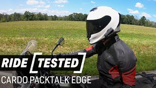 Cardo PackTalk Edge Headset  Ride Tested [upl. by Fayth244]