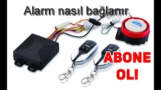 MOTORSİKLETE ALARM VE ISITMALI ELCİK NASIL BAĞLANIR [upl. by Nishom]