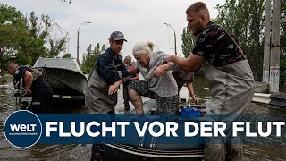 PUTINS KRIEG Seuchen drohen  Dramatische Lage nach Dammbruch am Dnipro [upl. by Safire]