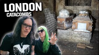 We Explore Londons Hidden Catacombs and MORE at Kensal Green Cemetery 4K [upl. by Scarlett]