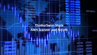 ThinkorSwim Stock Alert Scanner and Scripts PreMarket Live Stream [upl. by Geddes]