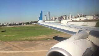 ✈ B737800 Aerolineas Argentinas Landing  Aeroparque [upl. by Pesek]