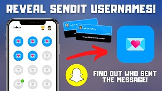 How to Reveal sendit Usernames and Messages from Snapchat  FREE Method 2024 [upl. by Hannahoj239]