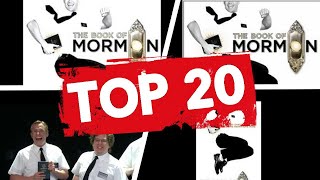 Every Song In The Book Of Mormon Ranked By Singability ✌ [upl. by Anierdna]