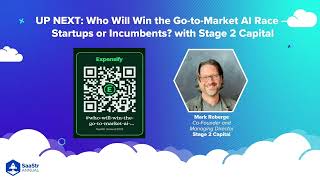 “Who Will Win the GotoMarket AI Race — Startups or Incumbents” with Stage 2 Capital Mark Roberge [upl. by Nosle]