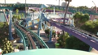 The High in the Sky Seuss Trolley Train Ride HD POV at Universals Islands Of Adventure [upl. by Drofhsa896]