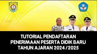 PENDAFTARAN PPDB SMP 20242025 [upl. by Eelyme487]