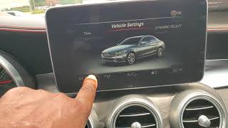 MercedesBenz 2016 Cclass touch pad activation [upl. by Henigman833]