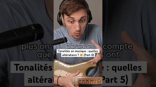 Tonalités en musique  quelles altérations  🤯 Part 5guitar guitarlessons guitarsolo [upl. by Nylrad161]