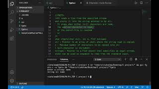 Use of fgets function to get strings as user input in C [upl. by Camilo]