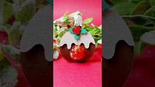 DIY Christmas Pudding Candy Holder Ornament with Cricut – Sweet Holiday Fun diy christmascrafts [upl. by Nnylacissej]