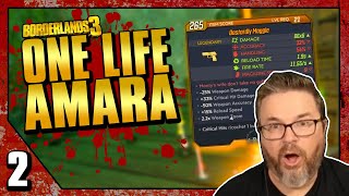 Borderlands 3  One Life Amara  Funny Moments amp Loot  Day 2 [upl. by Tanitansy]