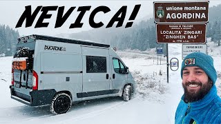 NEVICATA fra Trentino e Veneto ​🥶​ Traversi col DUCATONE 🔥​ [upl. by Imit]