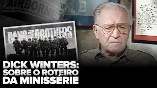 Entrevista traduzida com o Major Dick Winters sobre a definição do roteiro de Band of Brothers HBO [upl. by Ainatnas]