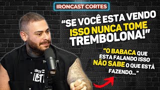 LEO STRONDA FICA PTO E MANDA A REAL SOBRE O USO DE ESTERÓIDES – IRONCAST CORTES [upl. by Isidro]