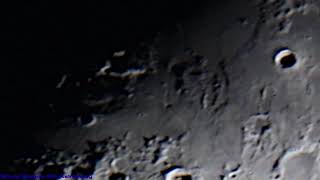 4k High Quality Lunar Crater Close Ups with a CGXL1400 HD Telescope [upl. by Hcurab]