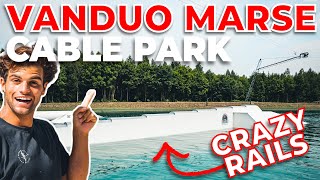 Vanduo Marse Cable Park Tour  Crazy Wakeboarding Rails  Wakeboarding in Lithuania [upl. by Inej]