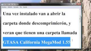 Descargar y Instalar GTA California MegaMod 155 [upl. by Liagibba]