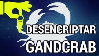 Desencripta tus archivos infectados por el ransomware GandCrab wwwinformaticovitoriacom [upl. by Boycie]