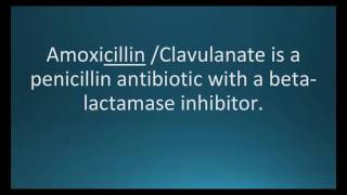 How to pronounce amoxicillin  clavulanate Augmentin Memorizing Pharmacology Flashcard [upl. by Tra]