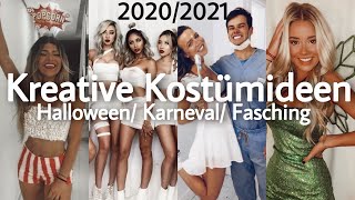 Kreative KOSTÜMIDEEN alleine und für Gruppen 🎃 HALLOWEEN KARNEVAL FASCHING [upl. by Past]