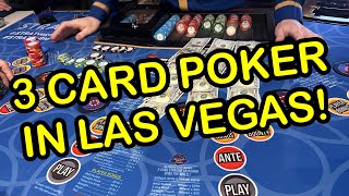 3 CARD POKER in LAS VEGAS [upl. by Grethel]