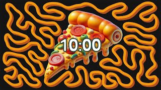 10 Minute Pizza 🍕 bomb 💣 timer [upl. by Einafats646]