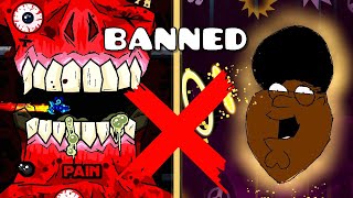 BANNED Geometry Dash Levels [upl. by Attelliw]